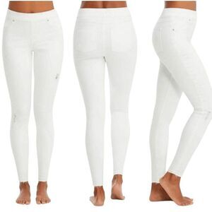 SPANX Jean-ish Ankle Leggings In White Size S/P